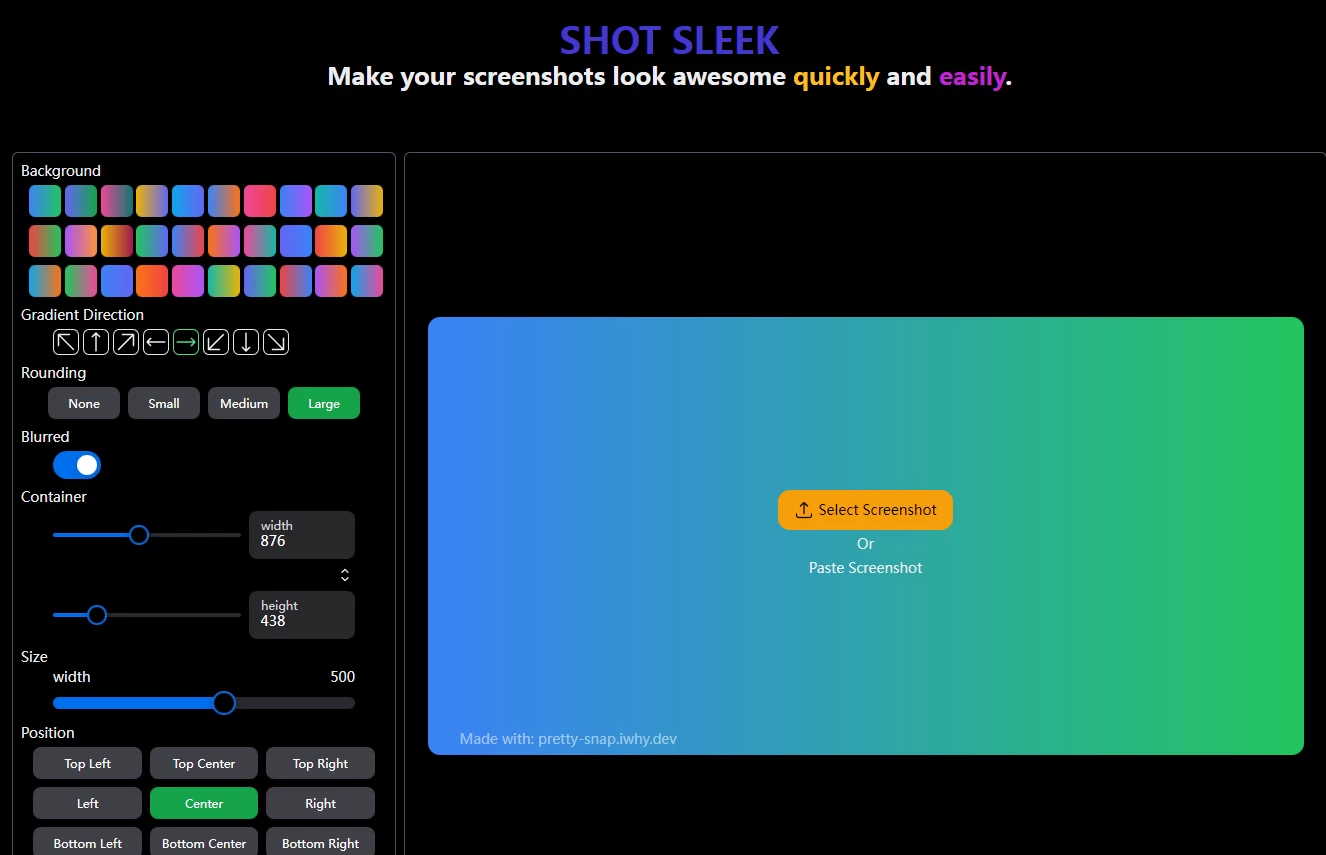 SHOT SLEEK