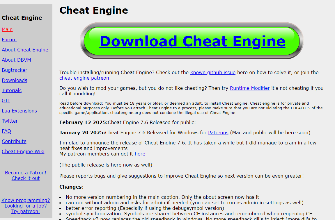 Cheat Engine
